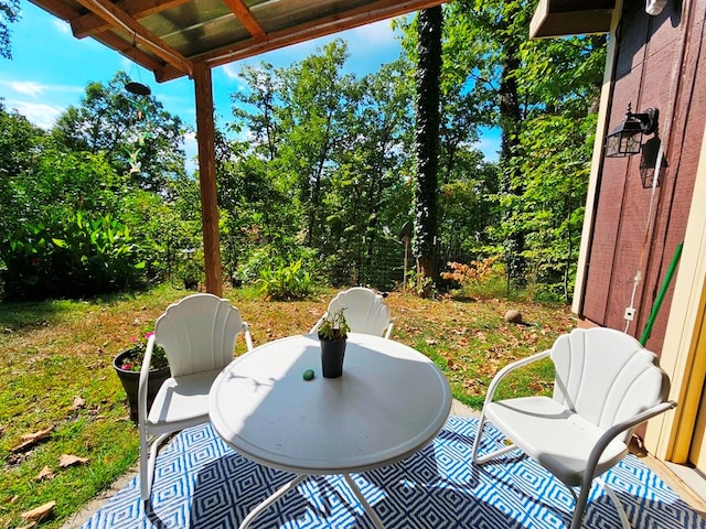 view of patio