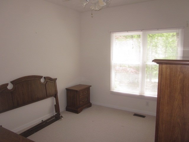 629 Camp Branch Rd, Ellijay, GA 30540 - bedroom with light carpet, multiple windows, and baseboards