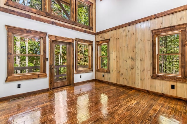 interior space featuring a wealth of natural light