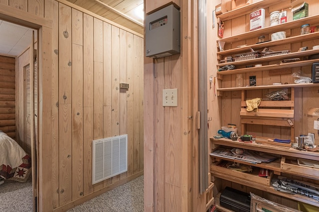 interior space with visible vents