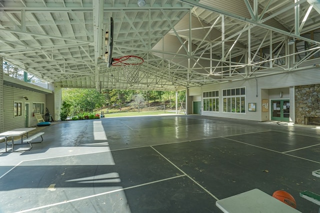 view of sport court