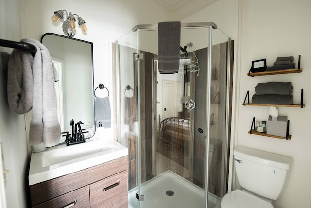 477 W First St, Blue Ridge, GA 30513 - full bath featuring vanity and a shower stall