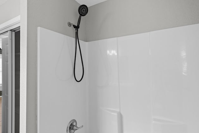 room details featuring a shower