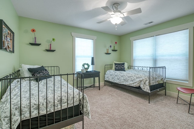249 Whispering Pine Trl, Murphy, NC 28906 - bedroom featuring carpet flooring, baseboards, and ceiling fan