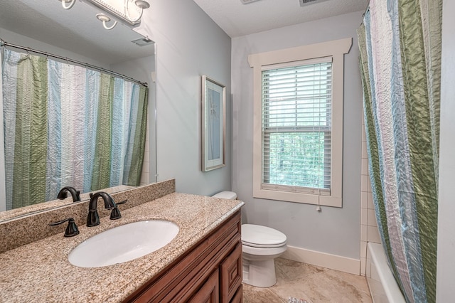 249 Whispering Pine Trl, Murphy, NC 28906 - full bath with vanity, toilet, shower / tub combo, and baseboards
