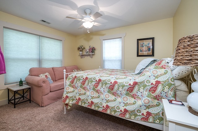 249 Whispering Pine Trl, Murphy, NC 28906 - bedroom featuring carpet flooring and a ceiling fan
