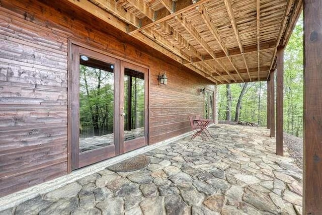 view of patio / terrace with french doors