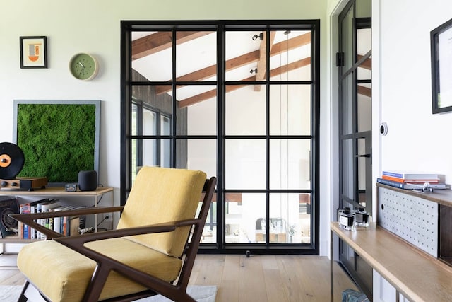 entryway featuring light hardwood / wood-style floors