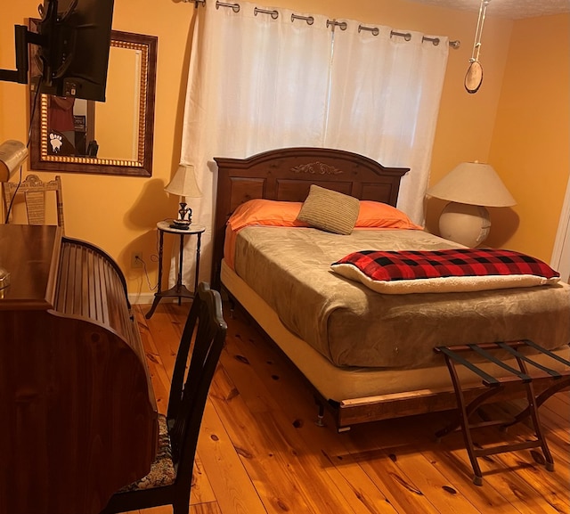 2425 Elizabeth Anne Ln, Young Harris, GA 30582 - bedroom with hardwood / wood-style floors