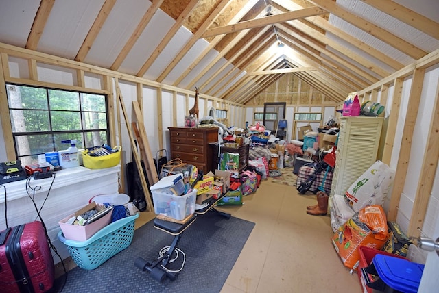 storage room featuring visible vents