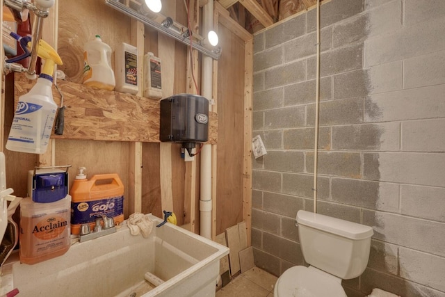 bathroom with toilet