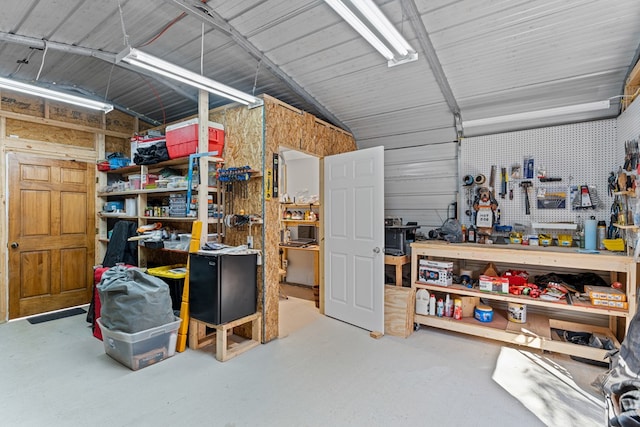 storage with a garage