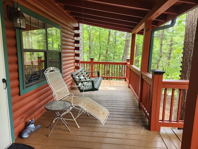 29 River Ranch Rd, Ellijay, GA 30540 - view of wooden deck