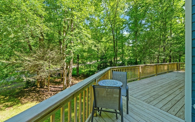 469 Hidden Valley Dr, Morganton, GA 30560 - view of wooden terrace