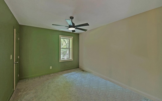 469 Hidden Valley Dr, Morganton, GA 30560 - unfurnished room featuring carpet flooring, ceiling fan, and baseboards
