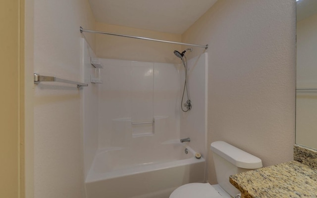 469 Hidden Valley Dr, Morganton, GA 30560 - full bathroom featuring toilet, shower / tub combination, and vanity