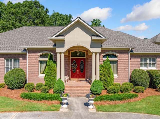 226 Euharlee Five Forks Rd, Kingston, GA 30145 - view of front facade featuring roof with shingles and brick siding