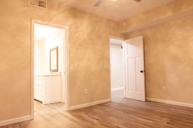 61 Morningside Ct, Ellijay, GA 30540 - unfurnished bedroom featuring wood finished floors and a ceiling fan
