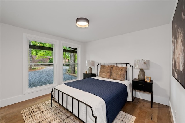 1220 Walnut Rdg, Ellijay, GA 30536 - bedroom with wood finished floors and baseboards