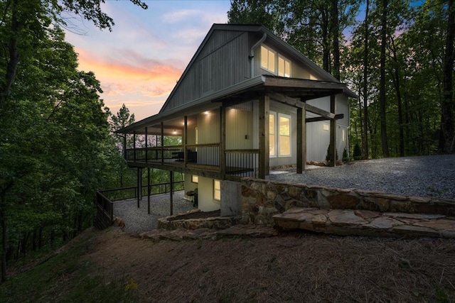 1220 Walnut Rdg, Ellijay, GA 30536 - view of back of house