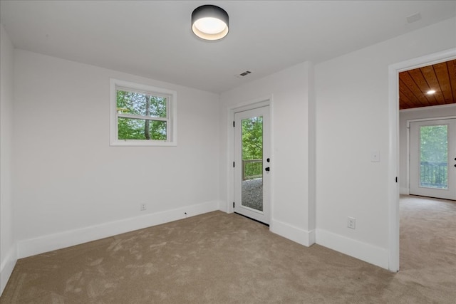 1220 Walnut Rdg, Ellijay, GA 30536 - carpeted empty room with baseboards
