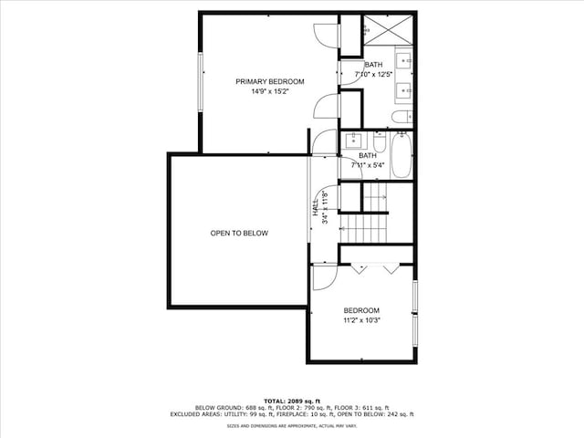 1220 Walnut Rdg, Ellijay, GA 30536 - floor plan / room layout