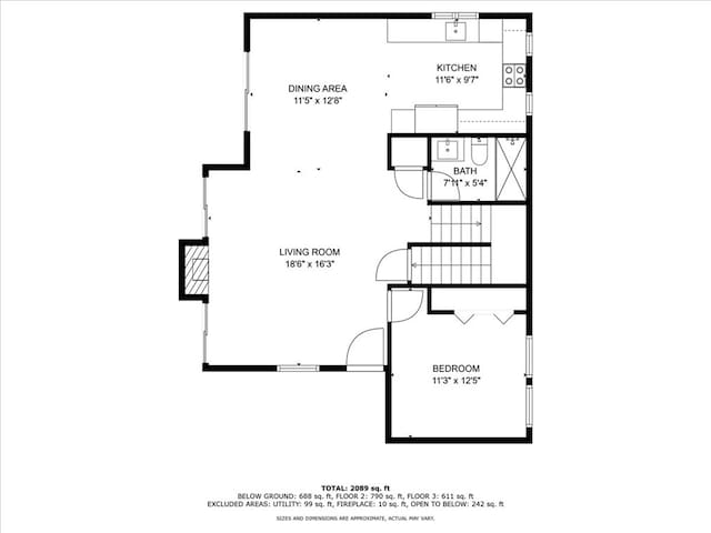 1220 Walnut Rdg, Ellijay, GA 30536 - home floor plan