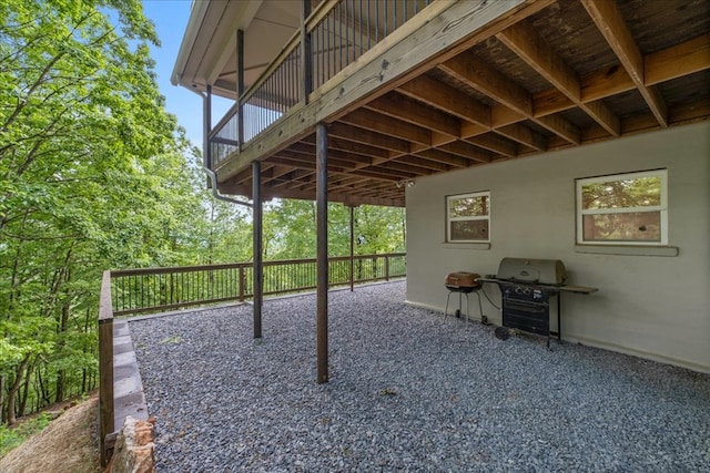 1220 Walnut Rdg, Ellijay, GA 30536 - view of patio with a grill