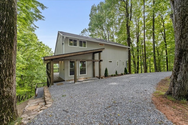 1220 Walnut Rdg, Ellijay, GA 30536 - view of front of house with driveway