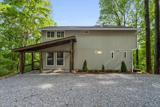 1220 Walnut Rdg, Ellijay, GA 30536 - view of front of house with driveway