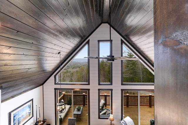 681 Confederate Cir, Murphy, NC 28906 - interior details featuring wooden ceiling
