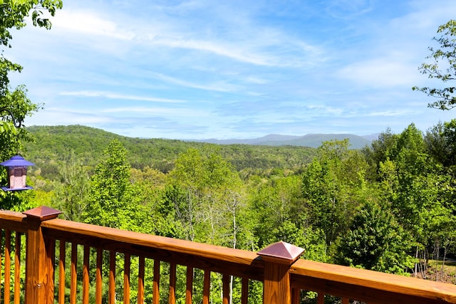 681 Confederate Cir, Murphy, NC 28906 - view of mountain feature with a forest view