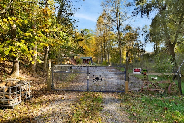 view of gate