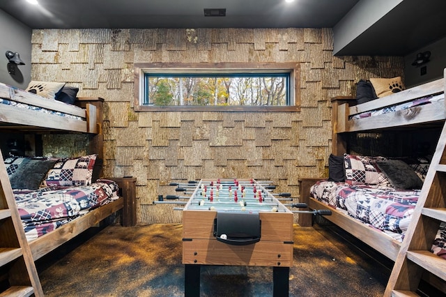 1250 Lost Forest Rd, Ellijay, GA 30536 - bedroom featuring visible vents and unfinished concrete flooring