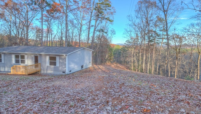 view of side of property