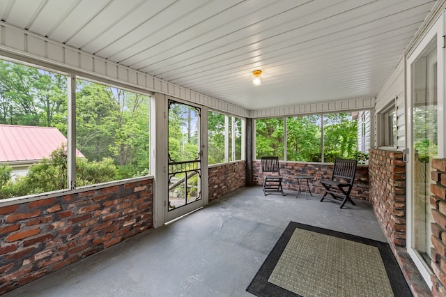 16 Hollow Springs Rd, Blue Ridge, GA 30513 - unfurnished sunroom featuring plenty of natural light