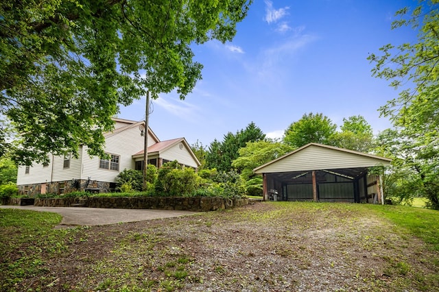 16 Hollow Springs Rd, Blue Ridge, GA 30513 - view of yard featuring a detached carport