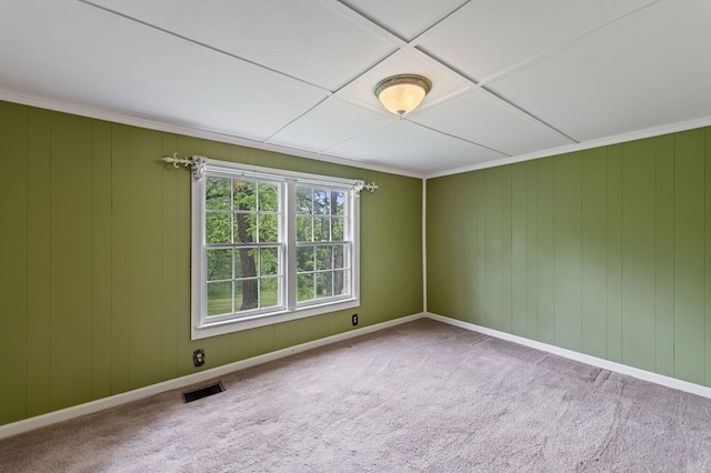 16 Hollow Springs Rd, Blue Ridge, GA 30513 - empty room featuring carpet flooring and crown molding