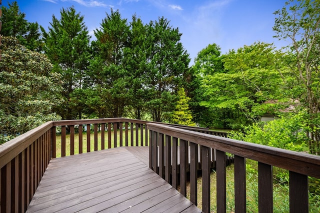 16 Hollow Springs Rd, Blue Ridge, GA 30513 - view of wooden terrace