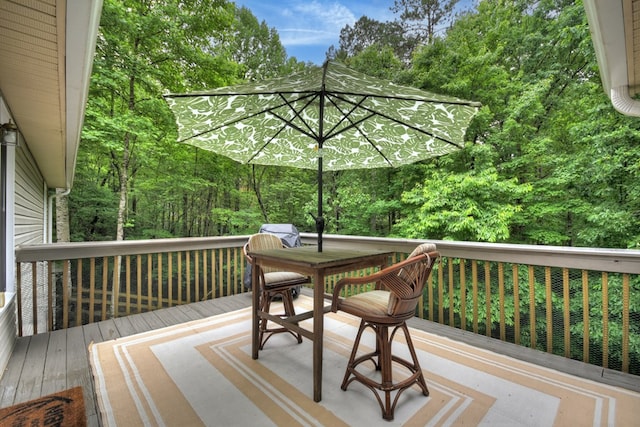 27 Ivy St, Ellijay, GA 30540 - view of wooden deck