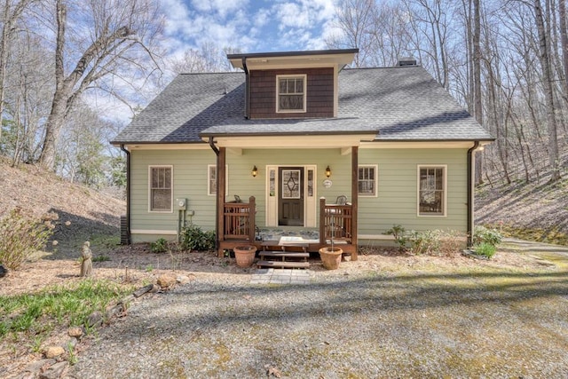 526 Garland Ridge Dr, Hayesville, NC 28904 - bungalow with a porch and roof with shingles
