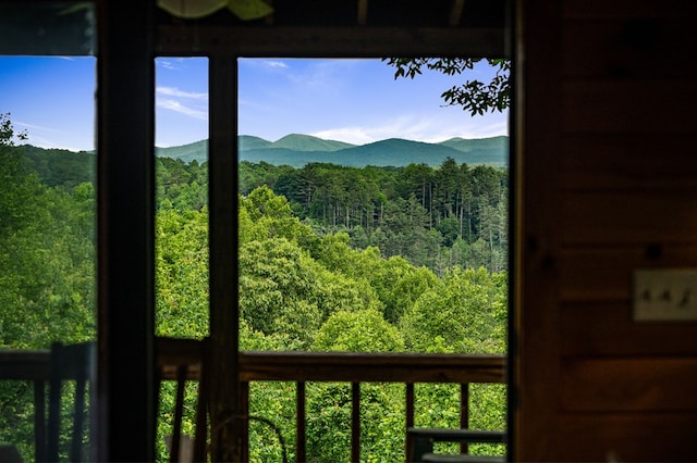 35 The Blf, Morganton, GA 30560 - view of mountain backdrop featuring a heavily wooded area