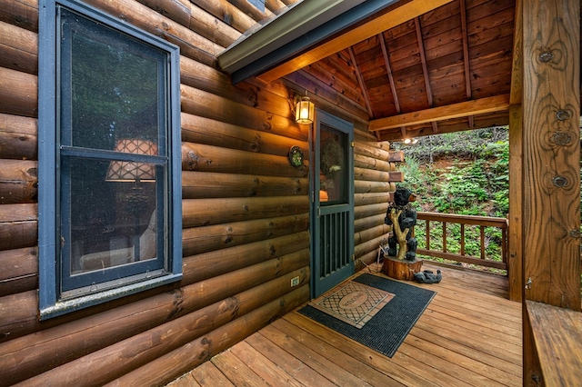 35 The Blf, Morganton, GA 30560 - view of wooden terrace