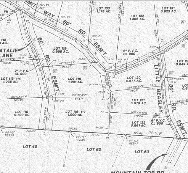 1102 Summit Way, Blairsville, GA 30512 - parcel map