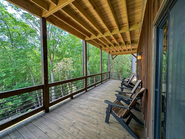 340 Hooch Holler Ln, Morganton, GA 30560 - view of deck