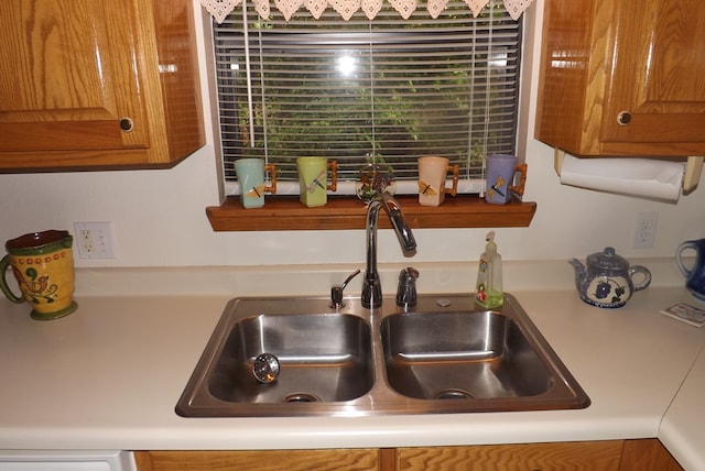 interior details with sink