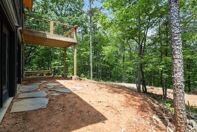 43 Old Federal Rd, Talking Rock, GA 30175 - view of yard with a deck