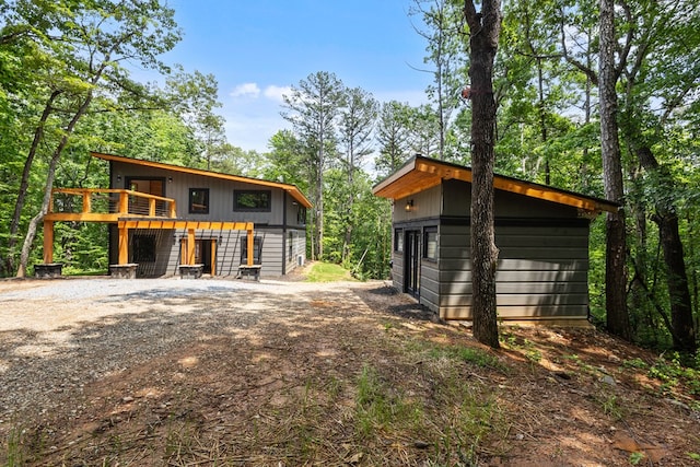 43 Old Federal Rd, Talking Rock, GA 30175 - view of side of home featuring an outdoor structure