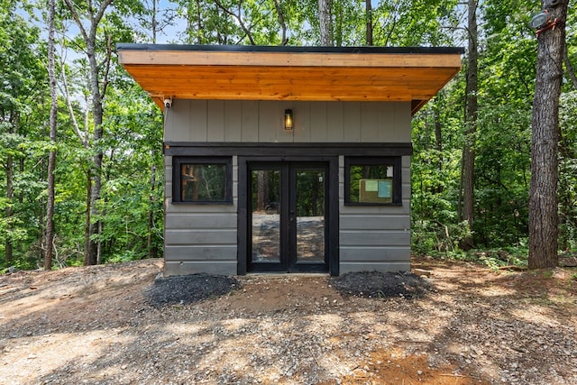 43 Old Federal Rd, Talking Rock, GA 30175 - view of outdoor structure with french doors