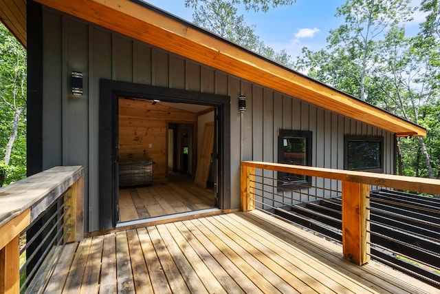 43 Old Federal Rd, Talking Rock, GA 30175 - view of wooden terrace